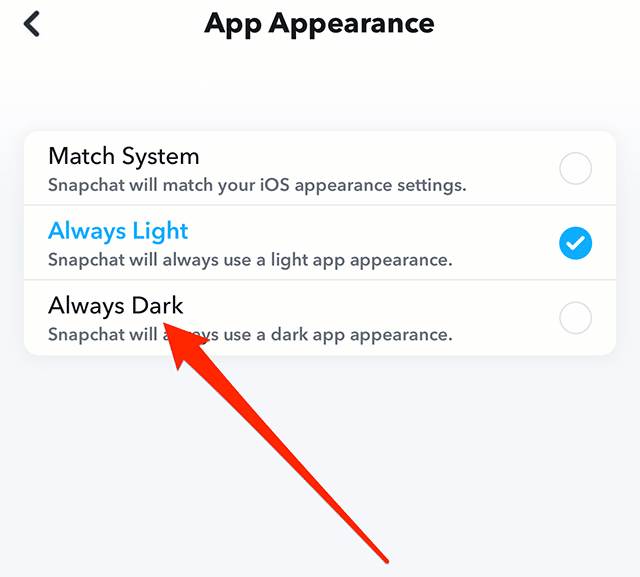 How to Turn on Dark Mode in Snapchat