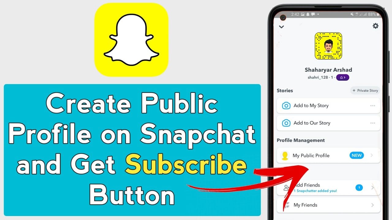 How to Make a Public Profile on Snapchat