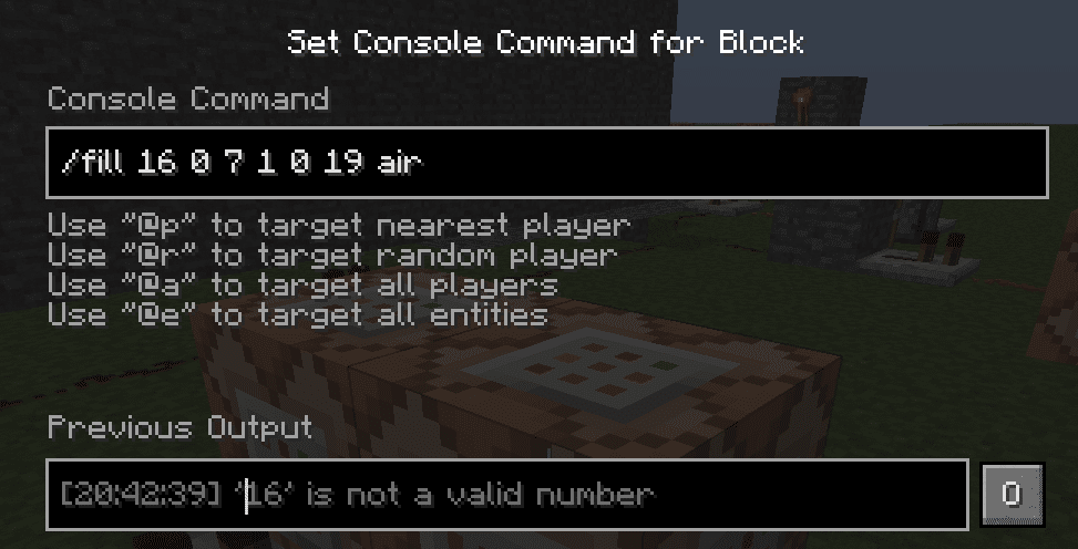 How To Use Fill Command in Minecraft