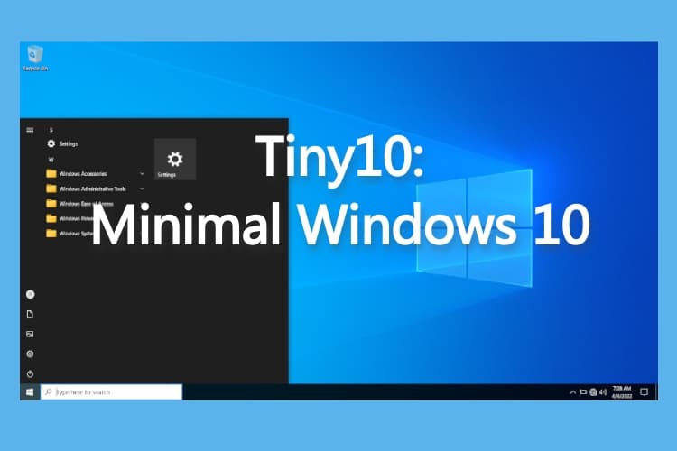 tiny windows 10 22h2