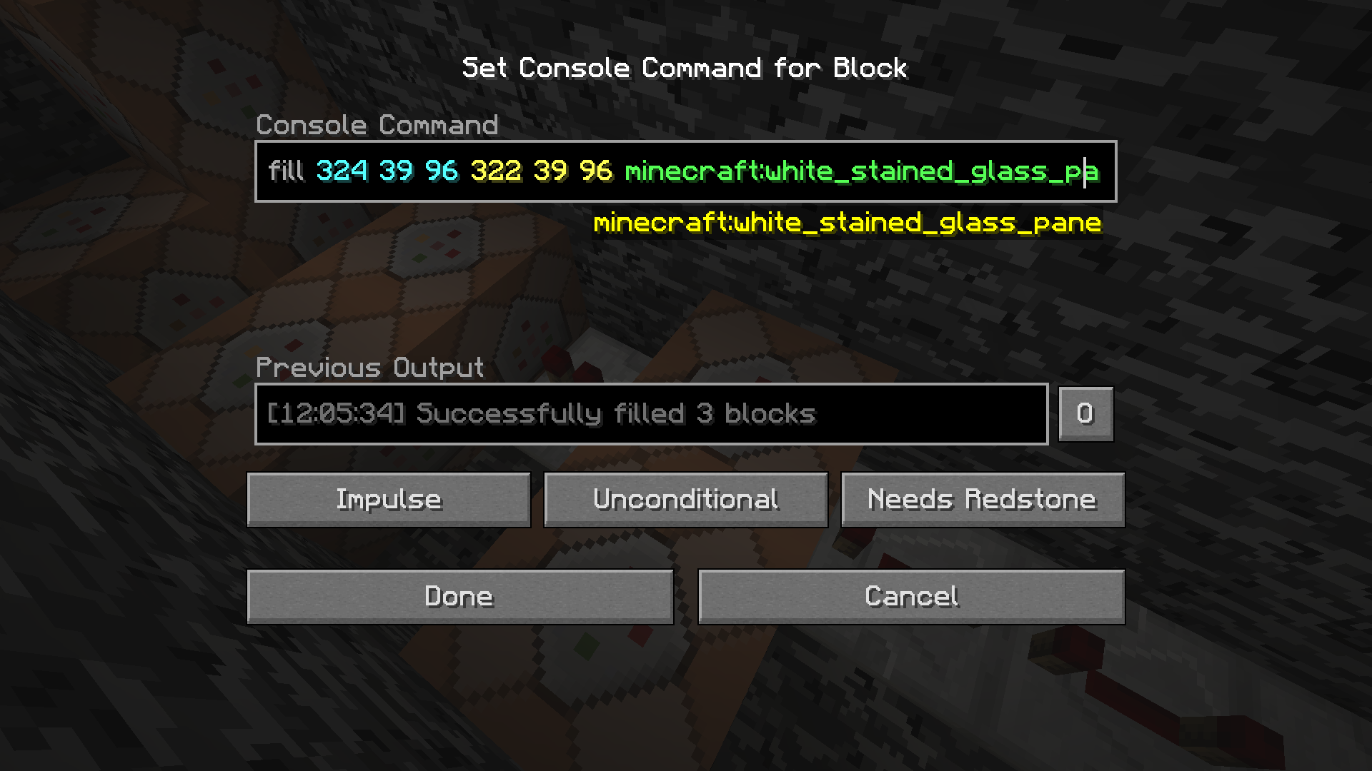 How To Use Fill Command in Minecraft