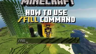 How To Use Fill Command In Minecraft