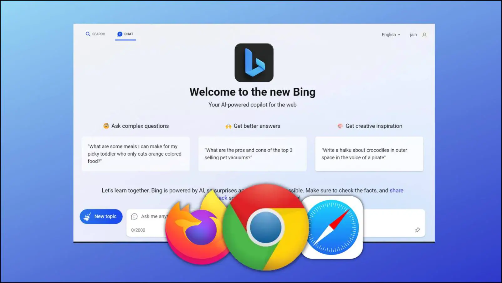 How to Use Microsoft Bing AI Chat In Google Chrome